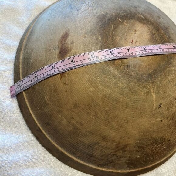Primitive Large Wooden Dough Bowl - Picture 4 of 6